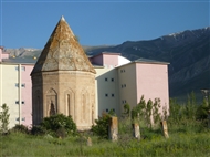 The 14th c. türbe (mausoleum) of Erzen Hatun in Gevaş