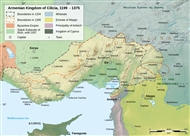 Map of the Armenian Kingdom of Cilicia, 1199 – 1375 (and the Euphrates’ Region)
