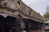 Σαράντα Εκκλησιές / Κιρκλαρελί: Μανάβικα και μικρομάγαζα στο παλαιό εμπορικό κέντρο της ήσυχης κωμόπολης (τον Απρίλιο του 1996)