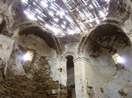 Ναός της Θεοτόκου, καθολικό της Μονής: τμήμα της οροφής