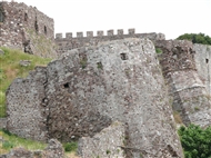 Κάστρο Μυτιλήνης: Τμήμα της δυτικής τάφρου και της δυτικής οχύρωσης