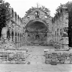 Μεσημβρία, Παλαιά Μητρόπολη (το 1993): γενικό του κεντρικού κλίτους της τρίκλιτης βασιλικής του 6ου αιώνα