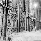Φιλιππούπολη (το 1993): Το ξυλόγλυπτο βημόθυρο στην Ωραία Πύλη της Αγίας Μαρίνας (λεπτομ.)