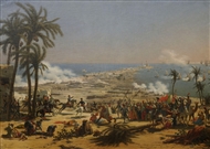 Η μάχη των Γάλλων εναντίον των Οθωμανών στο Αμπουκίρ το 1799, πίνακας του Louis-François Lejeune