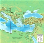 Το Ανατολικό Τμήμα της Αυτοκρατορίας γύρω στα 400 μ.Χ. και η διοικητική του οργάνωση