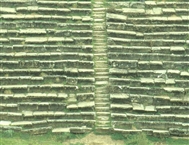 Αφροδισιάδα (Μάρτιος 1997): Σκαλοπάτια ανάμεσα στις κερκίδες στο αρχαίο Στάδιο