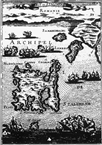 Λήμνος – Θρακικό Αρχιπέλαγος, χαλκογραφία του 1683