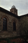 The rear part of the exonarthex (E side) and the bell tower of Sveti Georgi