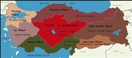 The seven geographical-administrative Regions of Turkey