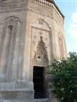The entrance of the 14th c. Erzen Hatun türbe in Gevaş