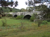 Justinian’s Bridge (Beş Köprü) on the Sakarya River, detail