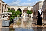 The impressive courtyard of the Ottoman Khan