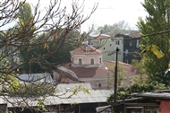 The characteristic octagonal dome of St George Kyparissas in Samatya (shot taken from above in 2008)