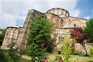 The Chora Monastery (or Kariye Camii): the East façade of the byzantine monument