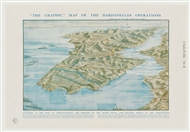 “The Graphic” Map of the Dardanelles Operations, 1915 (G.F. Morrell)     
Battering at the Gate of Constantinople ...