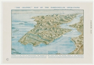 “The Graphic” Map of the Dardanelles Operations, 1915 (G.F. Morrell)     
Battering at the Gate of Constantinople ...