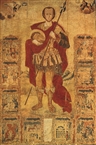 Saint Zosimos of Sozopolis / Sozopol, icon of 1847