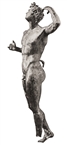 Bronze statuette of a young Satyr dancing in ecstasy, from Hellenistic Nikomedeia