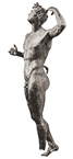 Bronze statuette of a young Satyr dancing in ecstasy, from Hellenistic Nikomedeia