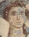 Kerch: Demeter, the goddess of agriculture; wall-painting from the Hellenistic period, 1st c. BC