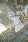 The ancient 'throne' at the Sultan's Castle in Çanakkale (in 2000)