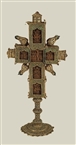 Benedictory cross of carved wood (first half of 18th c.)