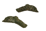Bronze dolphin-shaped 'coins' of Olbia (550-500 BC)