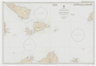 Admiralty Chart (No 1647) Nísos [island] Tínos to Nísos Ikaría, 1835-1966