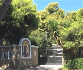 Ecclesiastical Orphanage in Vouliagmeni (in 2017): The main entrance