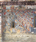 Bukovina (February 1987) Monastery of Suceviţa: The Heavenly Ladder of John Klimax, late 16th c.