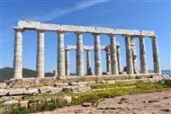 Poseidon’s Sanctuary in Cape Sounion: The south side of the temple of Poseidon (March 2026)