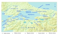 Ancient Greek colonies on the Dardanelles and the Sea of Marmara