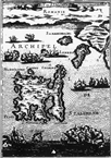 Lemnos, engraving, 1683