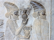 Persepolis, Apadana: Lydians bringing gifts to the Great King