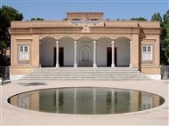 Panoramic view of the Temples’ façade from the courtyard