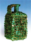 Γυάλινο πρασινωπό μπουκάλι 2ου-3ου μ.Χ. αιώνα