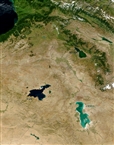 Οι λίμνες Βαν (Αν. Ανατολία, Τουρκία), Ουρμία (ΒΔ Ιράν) και Σεβάν (Αρμενία)