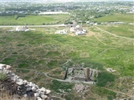Η ερειπωμένη παλαιά πόλη Βαν στα νότια του οχυρωμένου λόφου