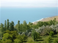 Η λίμνη Βαν από την οχυρωμένη βασιλική έδρα των Ουραρτού