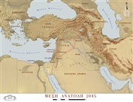 Μέση Ανατολή, γενικός χάρτης (το 2015)