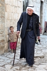 Στο Καλαάτ αλ-Μουντίκ: Δρούζος γέροντας με παραδοσιακή ενδυμασία