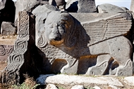 Σφίγγα στο αραμαϊκό Ιερό Αΐν Ντάρα (1000-900 π.Χ.)