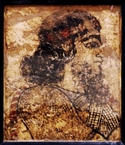 Ασσύριος αξιωματούχος (λεπτομ. από τοιχογραφία του 8ου αι. π.Χ. σε ασσυριακό παλάτι στο παρευφράτειο Tell Ahmar)