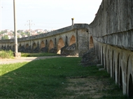 Μακρά Γέφυρα / Ουζούνκιοπρού, Μάιος του 2015: Η γέφυρα του 1426-1443 με τις 174 καμάρες στον ποταμό Εργίνη (λεπτομ.)