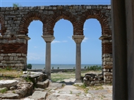 Το Θρακικό Αρχιπέλαγος από τη βυζαντινή «Αγία Σοφία» στην καστρόπολη της Αίνου (το 2015)