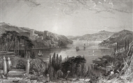 Ρούμελι Χισάρ (κάστρο της Ρούμελης), χαρακτικό (1838)