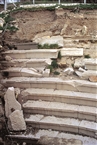 Τμήμα του αρχαίου Θεάτρου της Βιζύης 1ος-2ος μ.Χ. αι. (κοντινό)