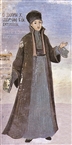 Ο Ζαχαρίας Ζωγράφος, λεπτομ. από τοιχογραφία του 1840 στο παρεκκλήσι της Μονής Μπάτσκοβο