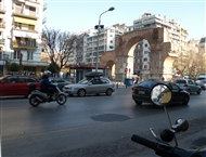 Θεσσαλονίκη, η Αψίδα του Γαλέριου (Καμάρα) το 2012