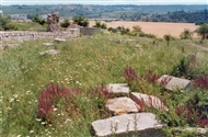 Πλίσκα, άποψη του αρχαιολογικού χώρου και των κάμπων (το 1993)